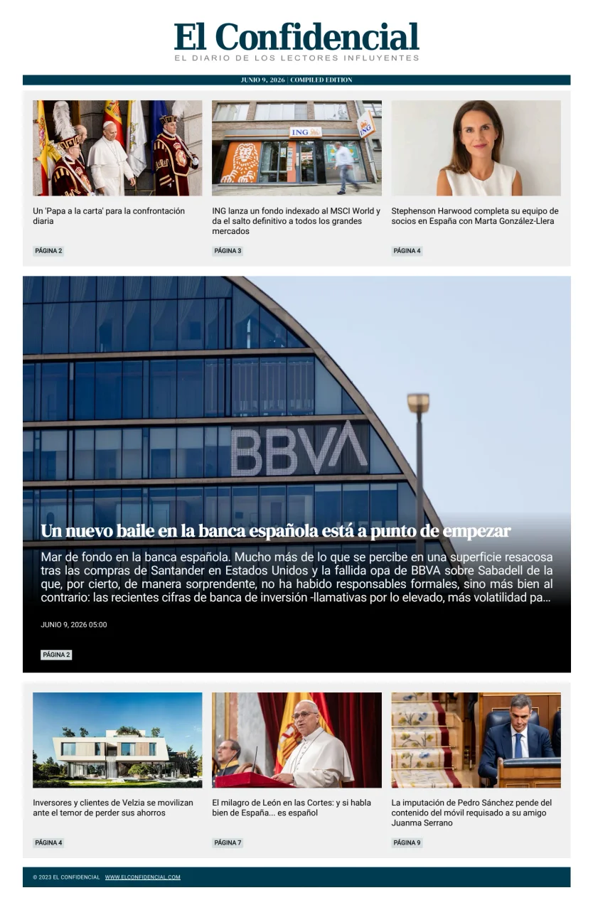 Portada de El Confidencial