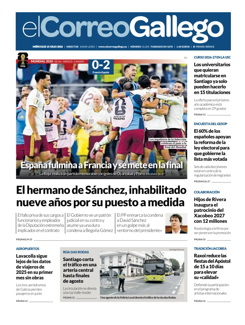 El Correo Gallego — 15/07