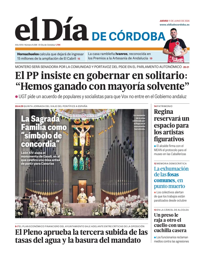 Portada de El Día de Córdoba