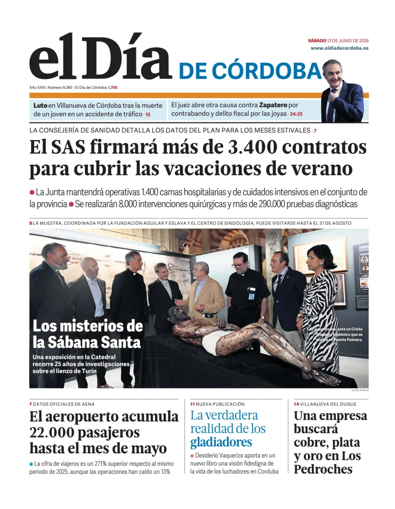 Portada de El Día de Córdoba