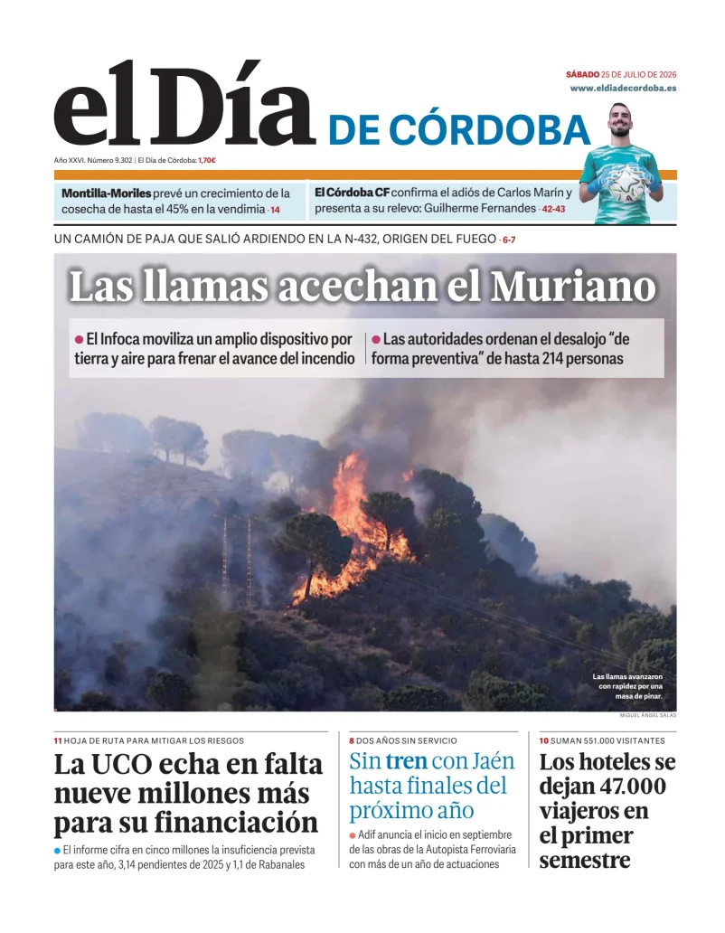 Portada de El Día de Córdoba