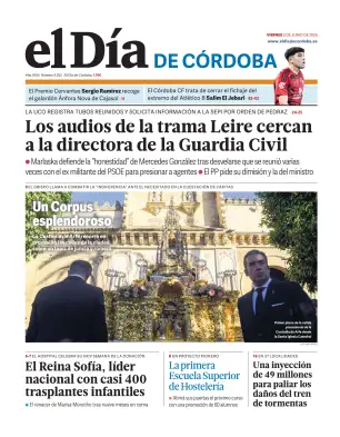 Portada de El Día de Córdoba, 5 de junio de 2026