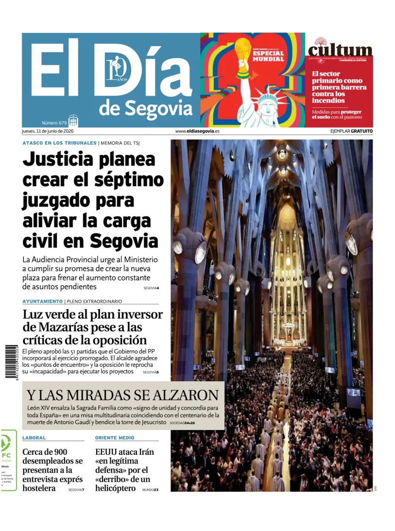 Portada de El Día de Segovia