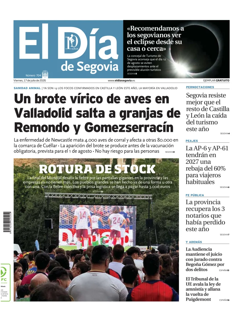 El Día de Segovia — 17/07