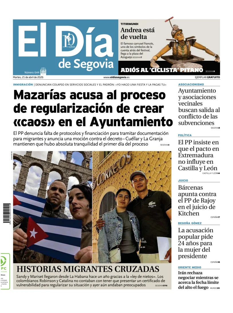 El Día de Segovia — 21/04