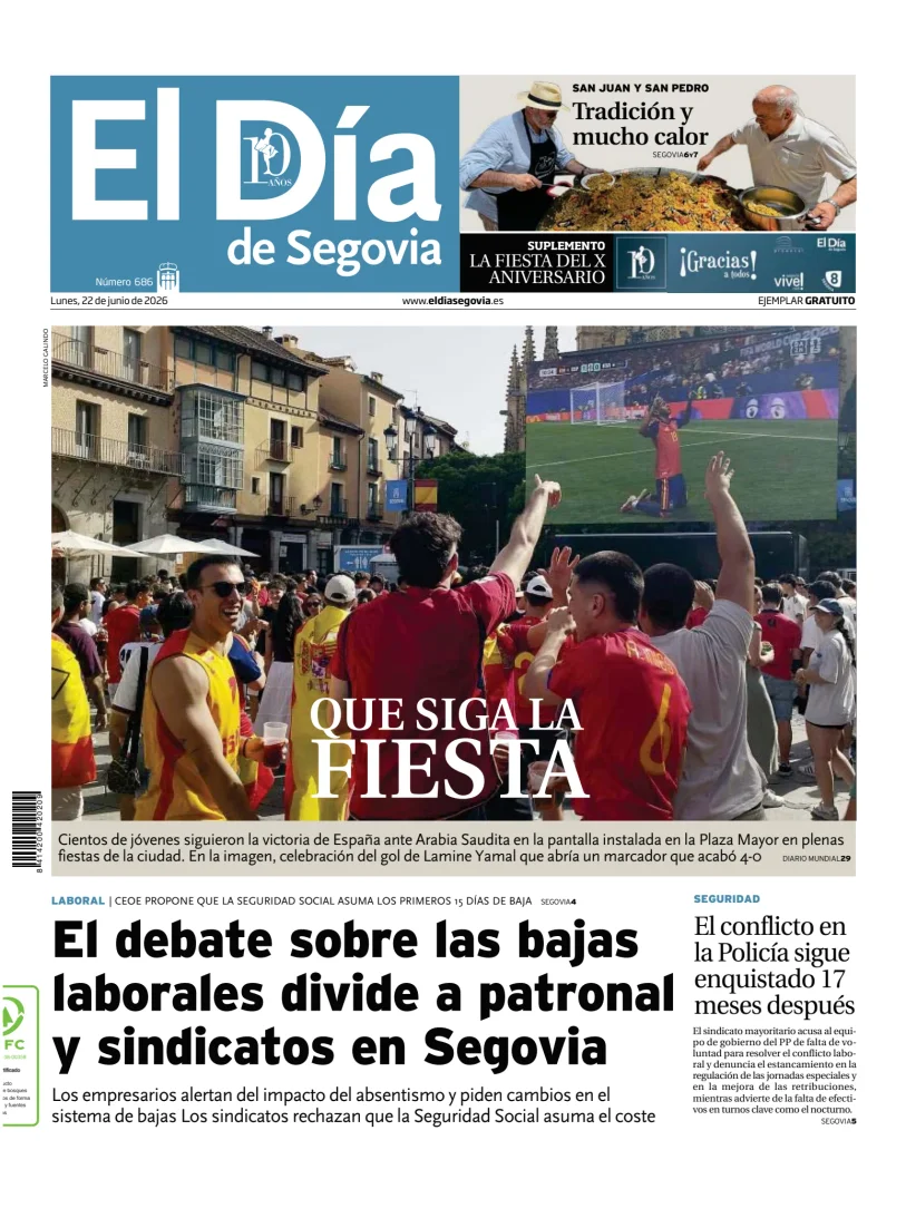 El Día de Segovia — 22/06