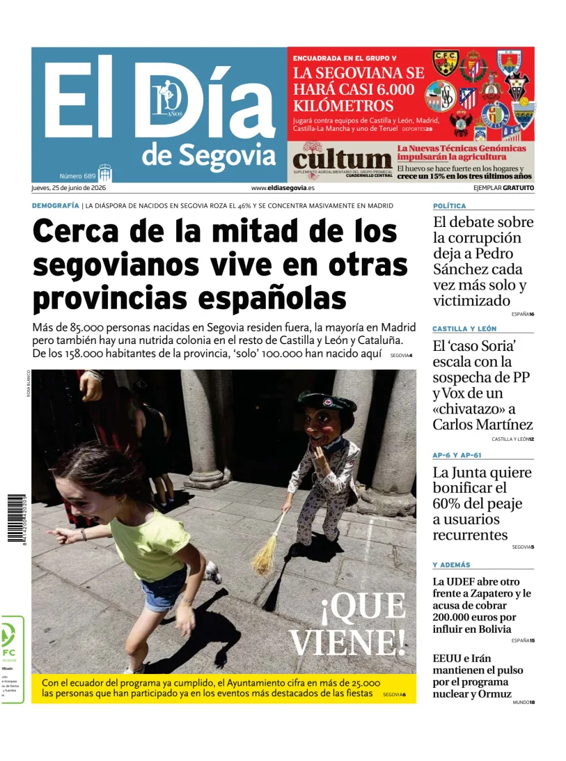 El Día de Segovia — 25/06