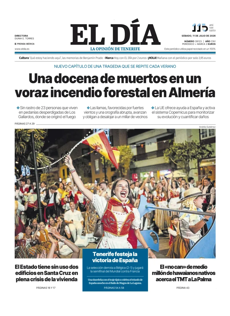 Portada de El Dia