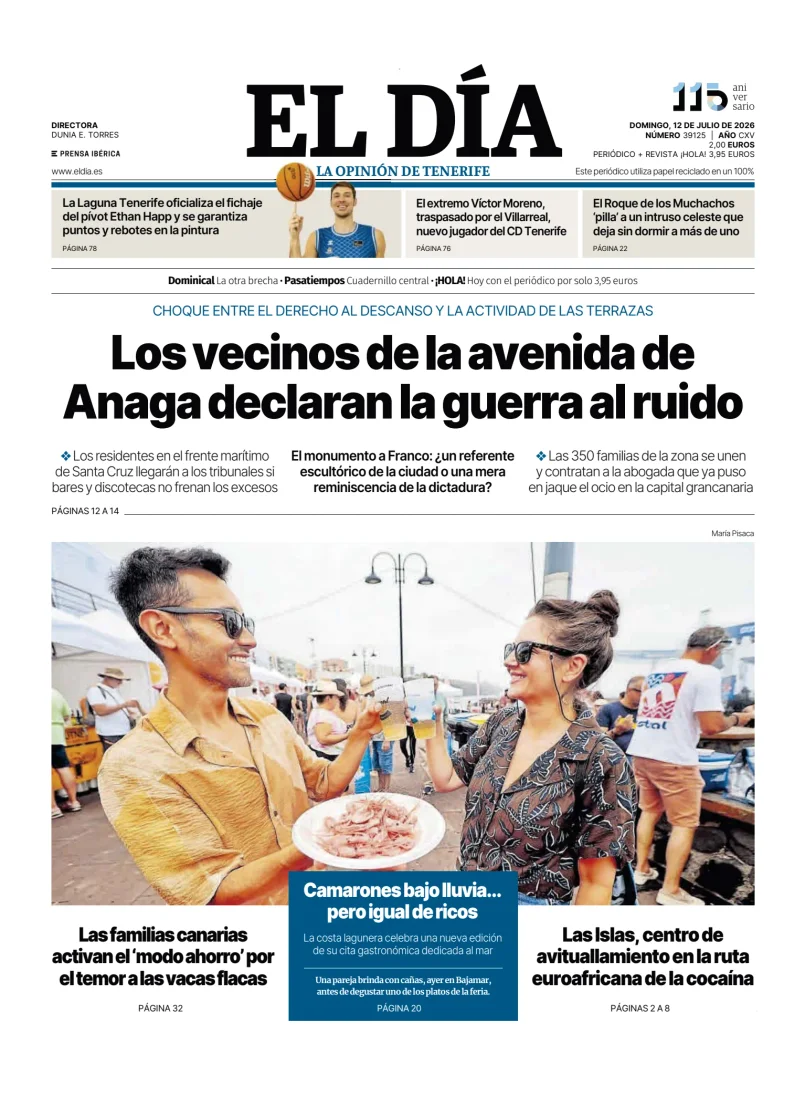 Portada de El Dia