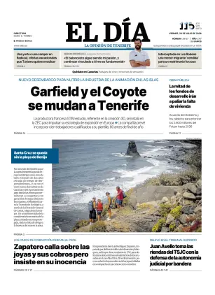 Portada de El Dia, 24 de julio de 2026