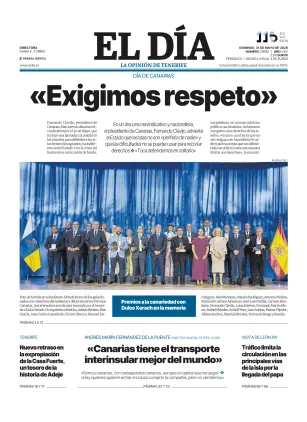 Portada de El Dia, 31 de mayo de 2026