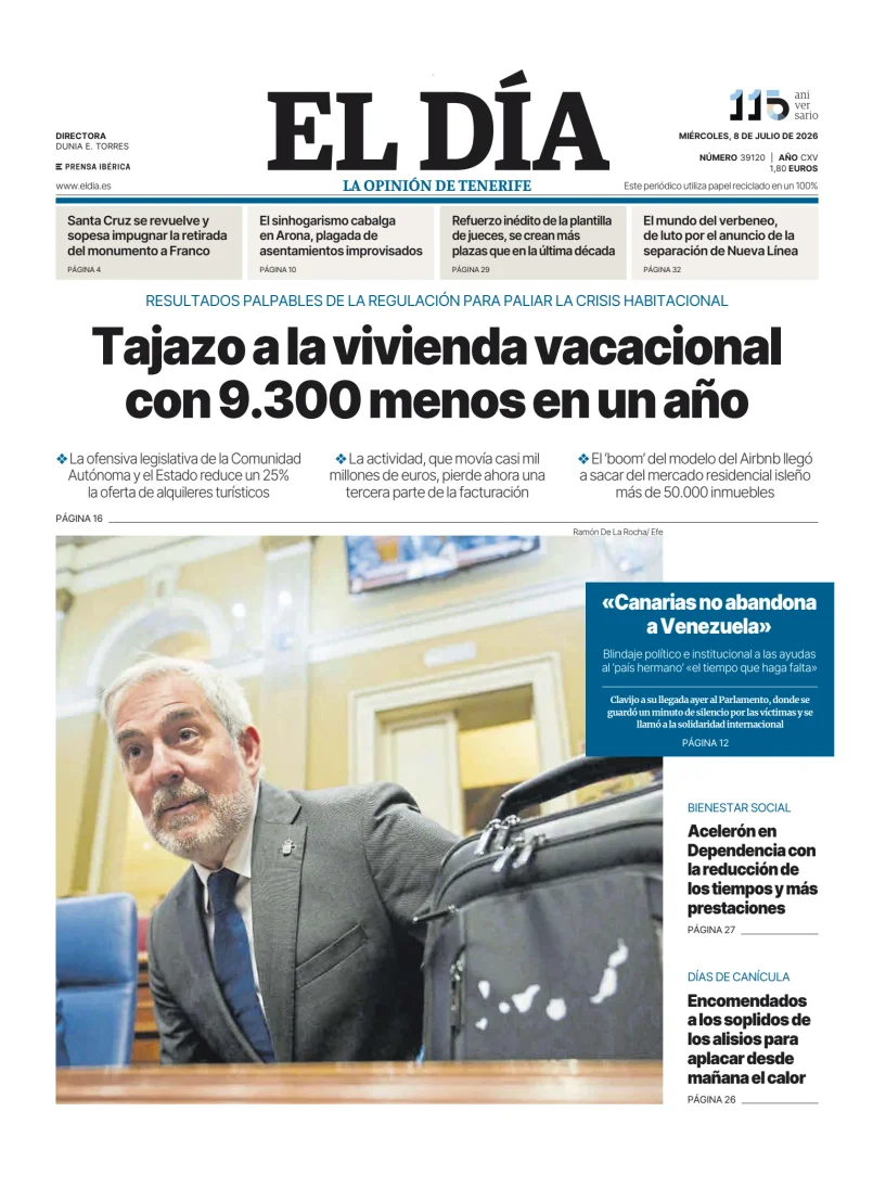 Portada de El Dia