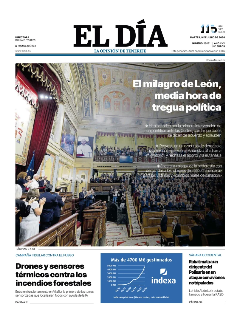 Portada de El Dia