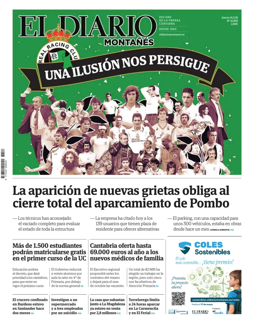 El Diario Montañés — 14/05