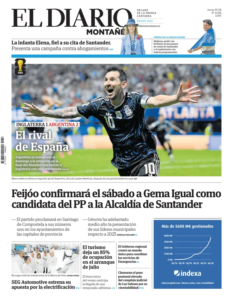 El Diario Montañés — 16/07