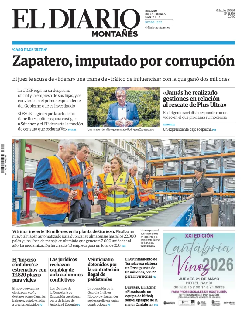 El Diario Montañés — 20/05