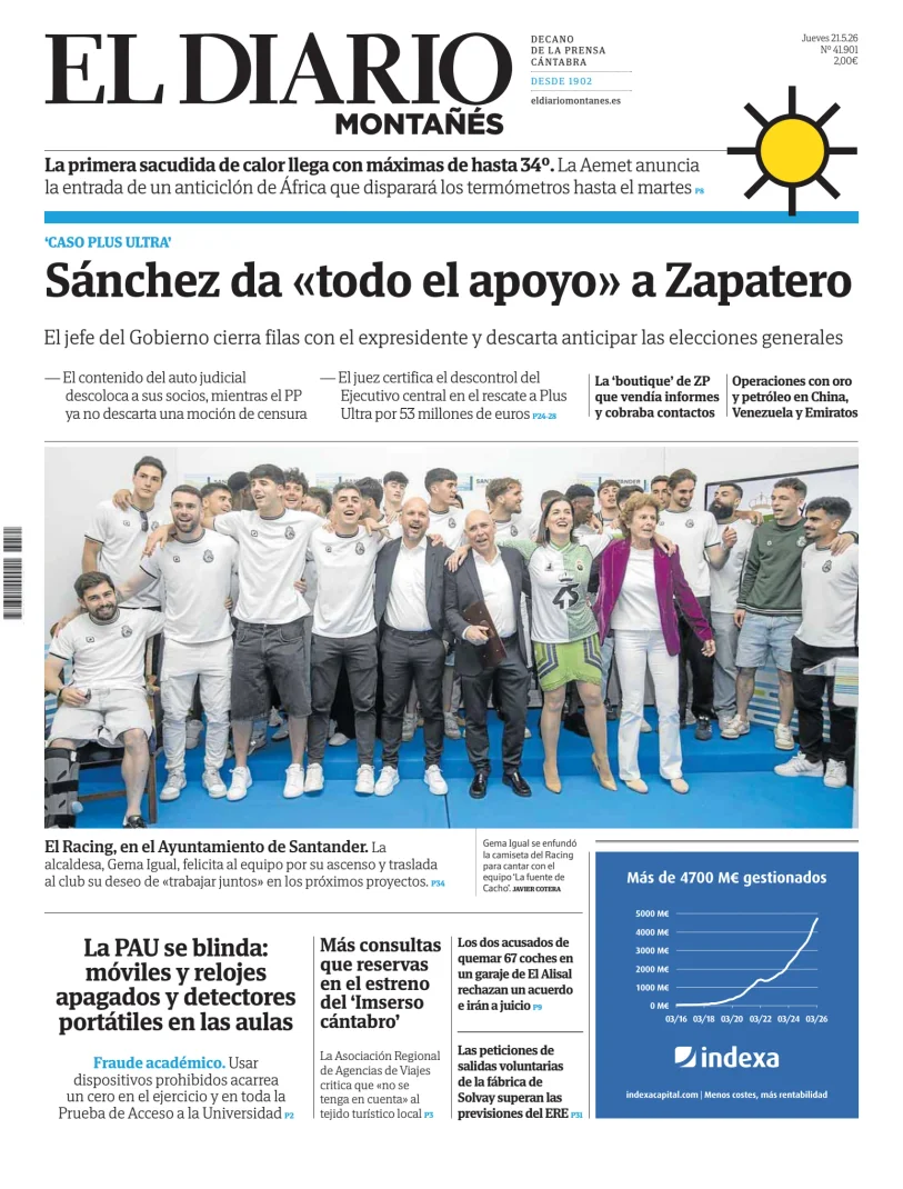 El Diario Montañés — 21/05