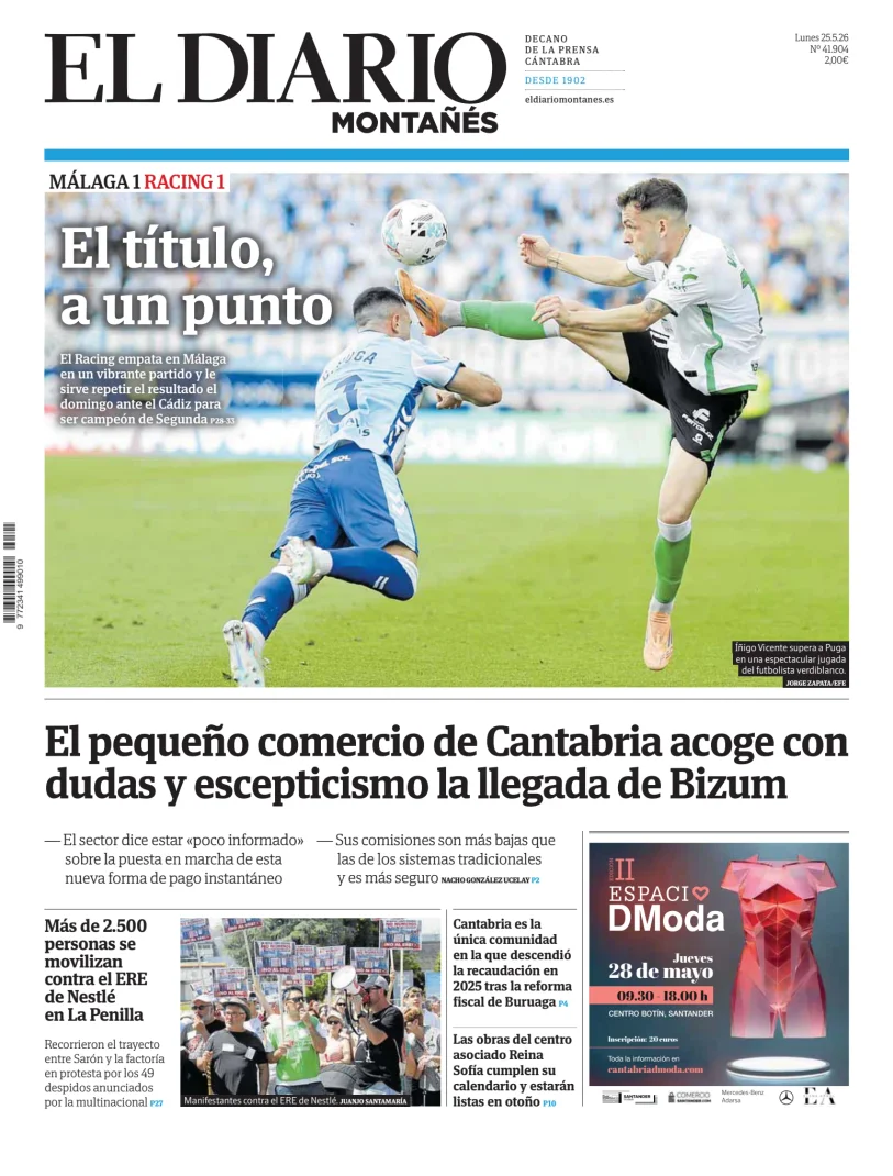 El Diario Montañés — 25/05