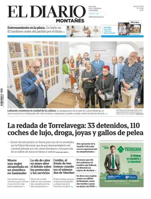 Portada de El Diario Montañés, 30 de mayo de 2026