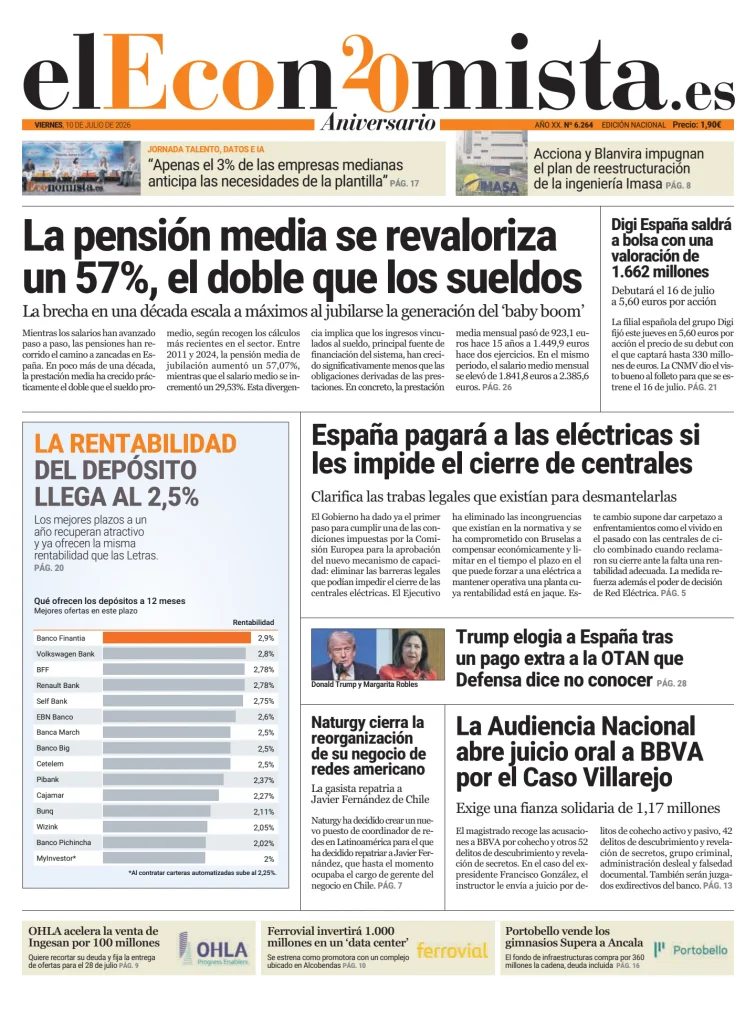 Portada de El Economista