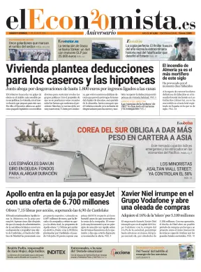 Portada de El Economista, 11 de julio de 2026