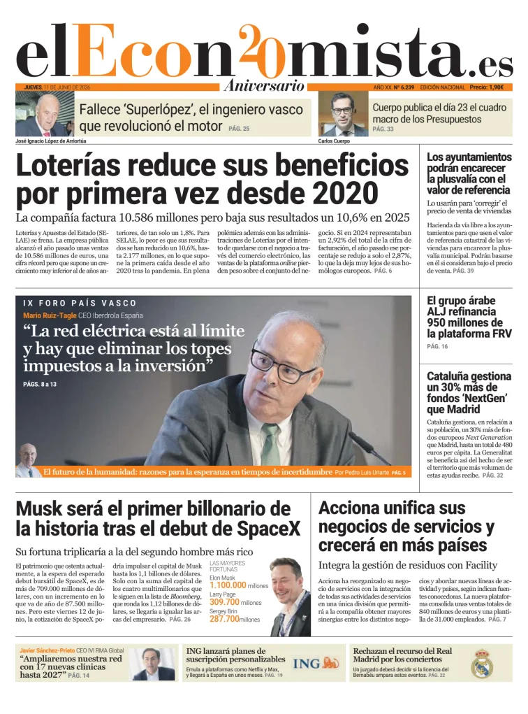 Portada de El Economista