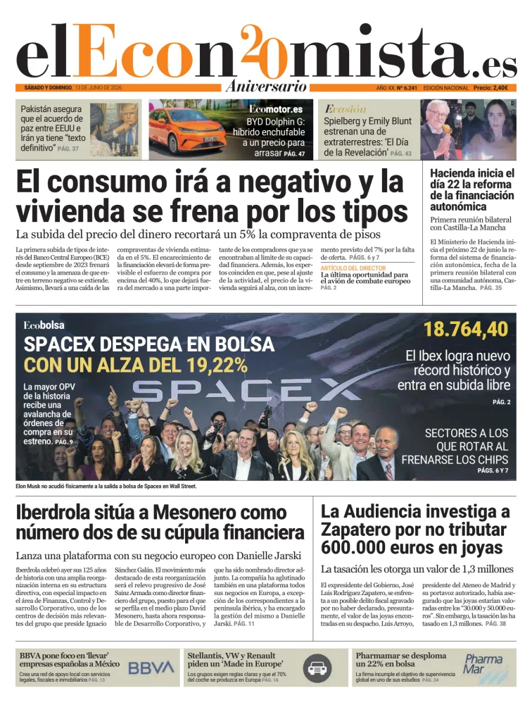 Portada de El Economista