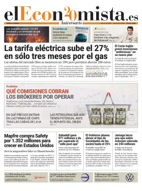 Portada de El Economista, 25 de julio de 2026