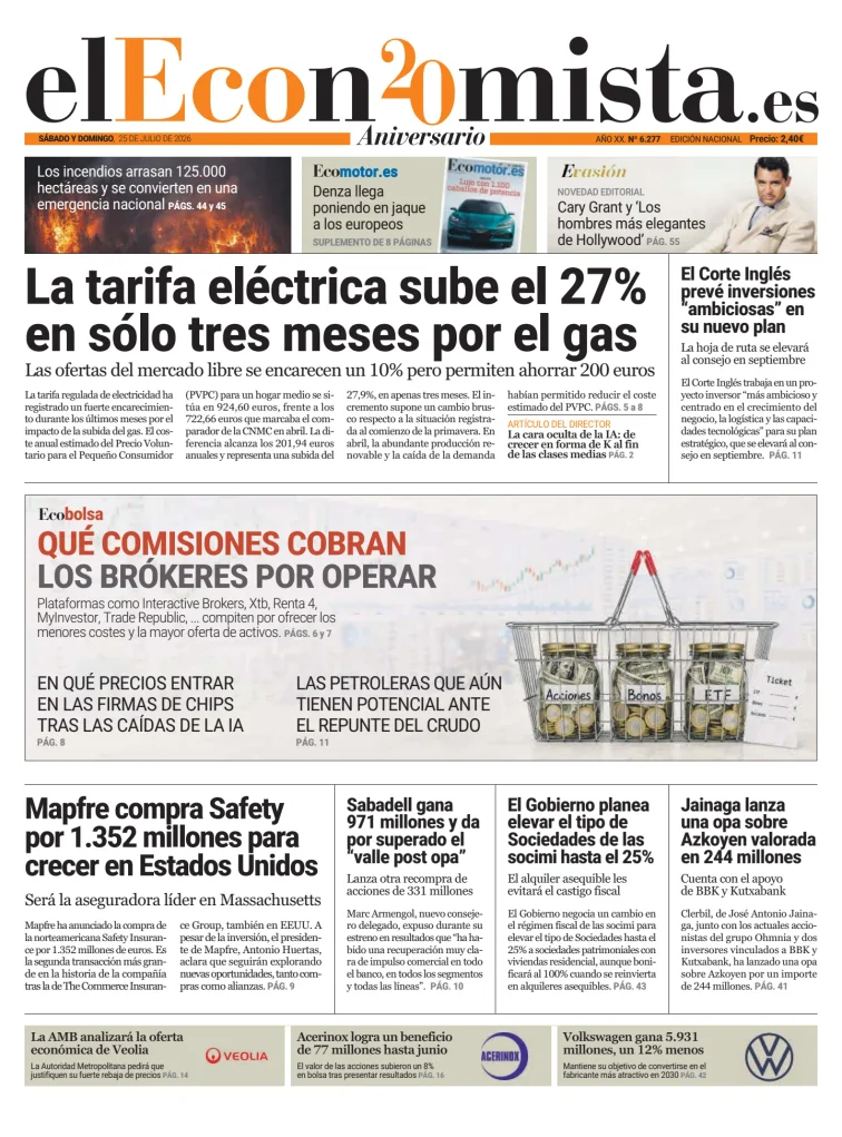 Portada de El Economista