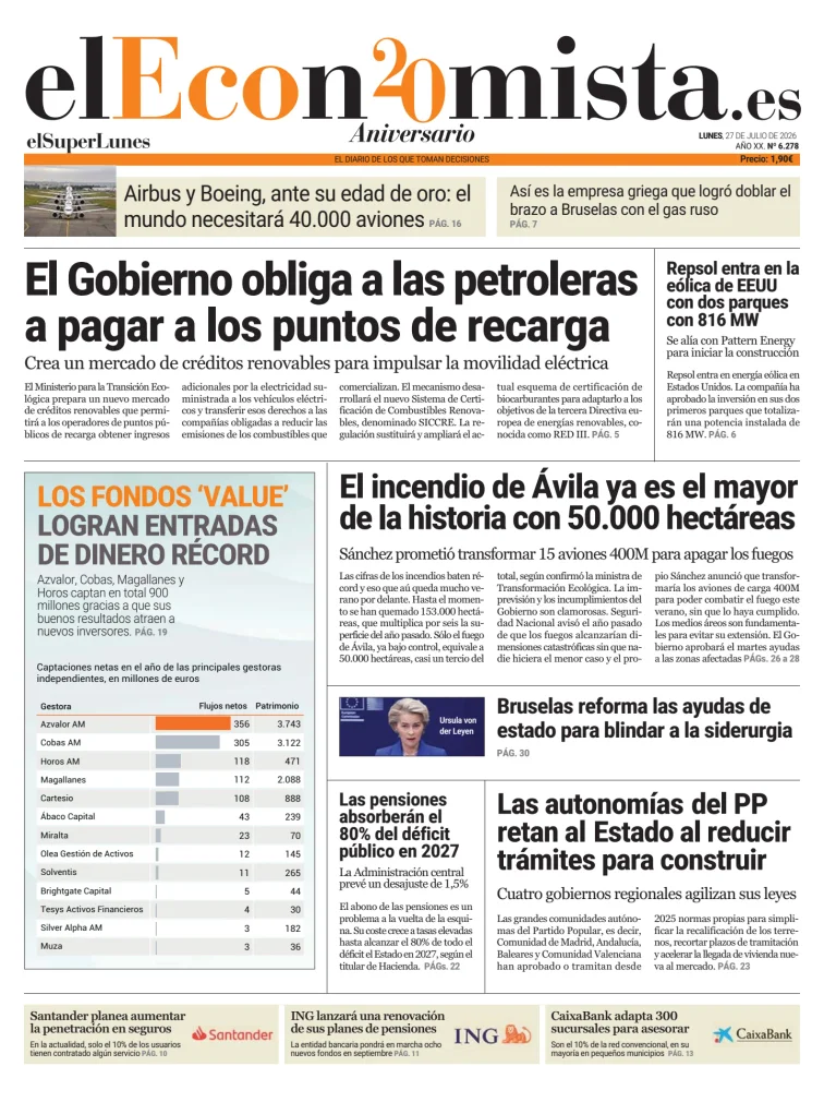 Portada de El Economista