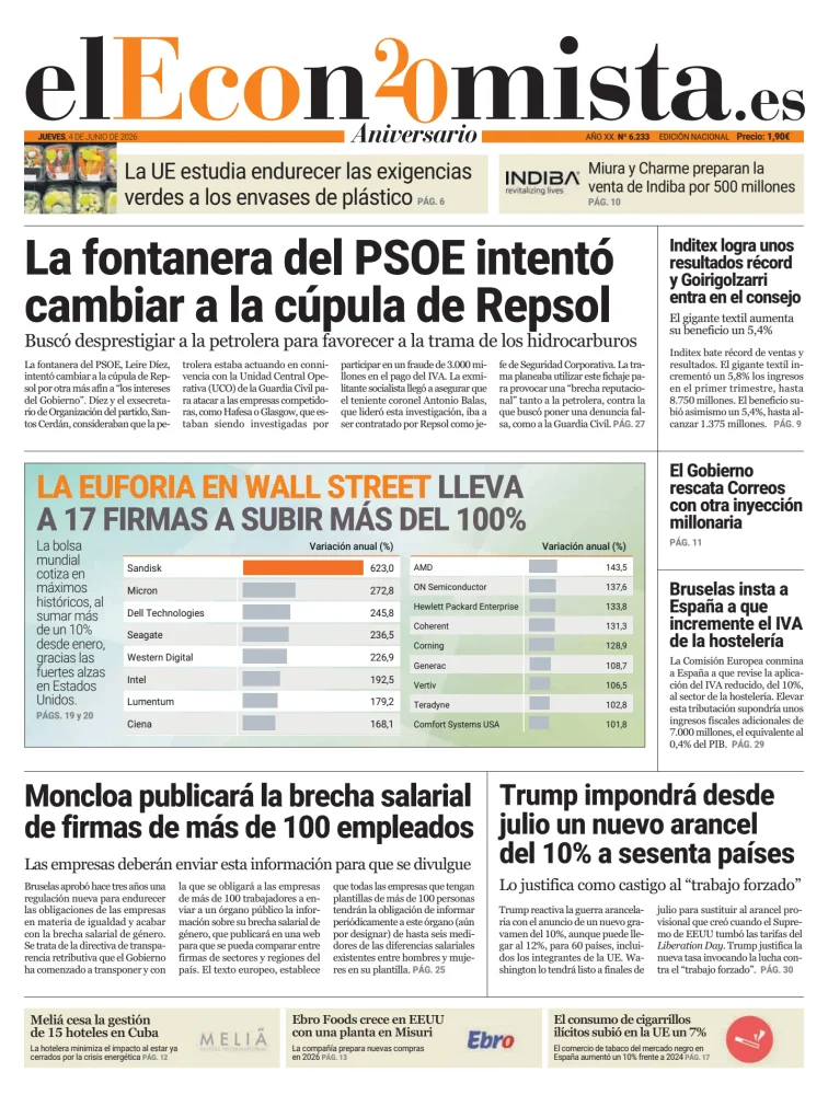 Portada de El Economista