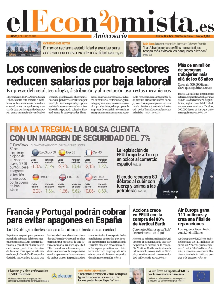 Portada de El Economista