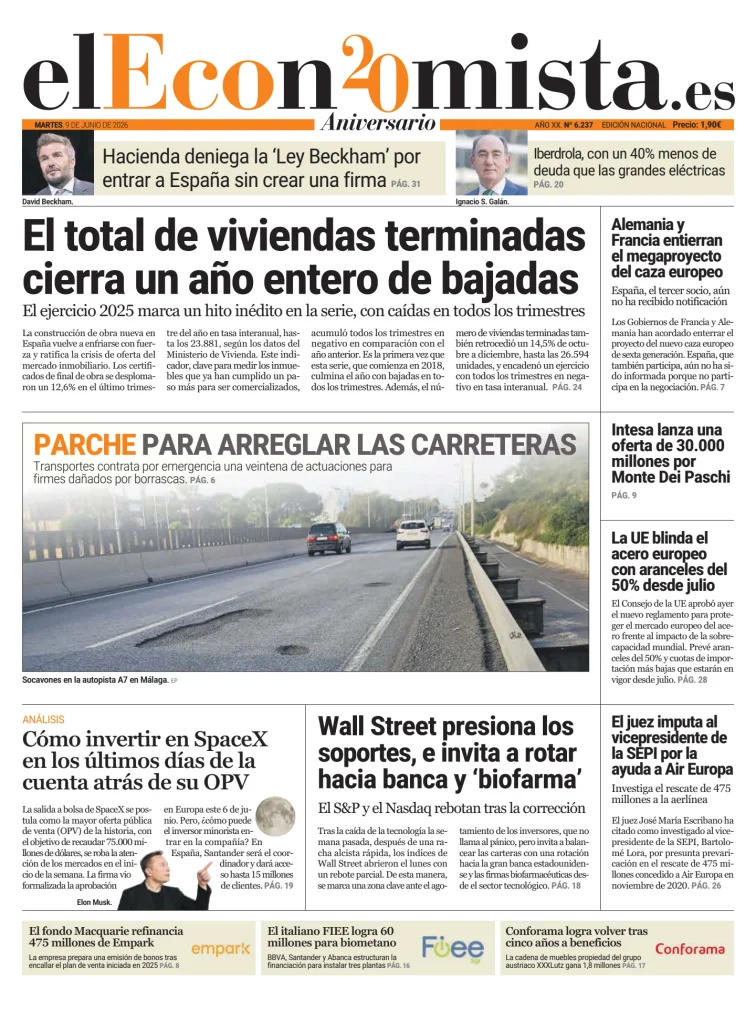 Portada de El Economista