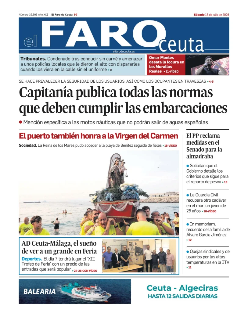 El Faro de Ceuta — 18/07