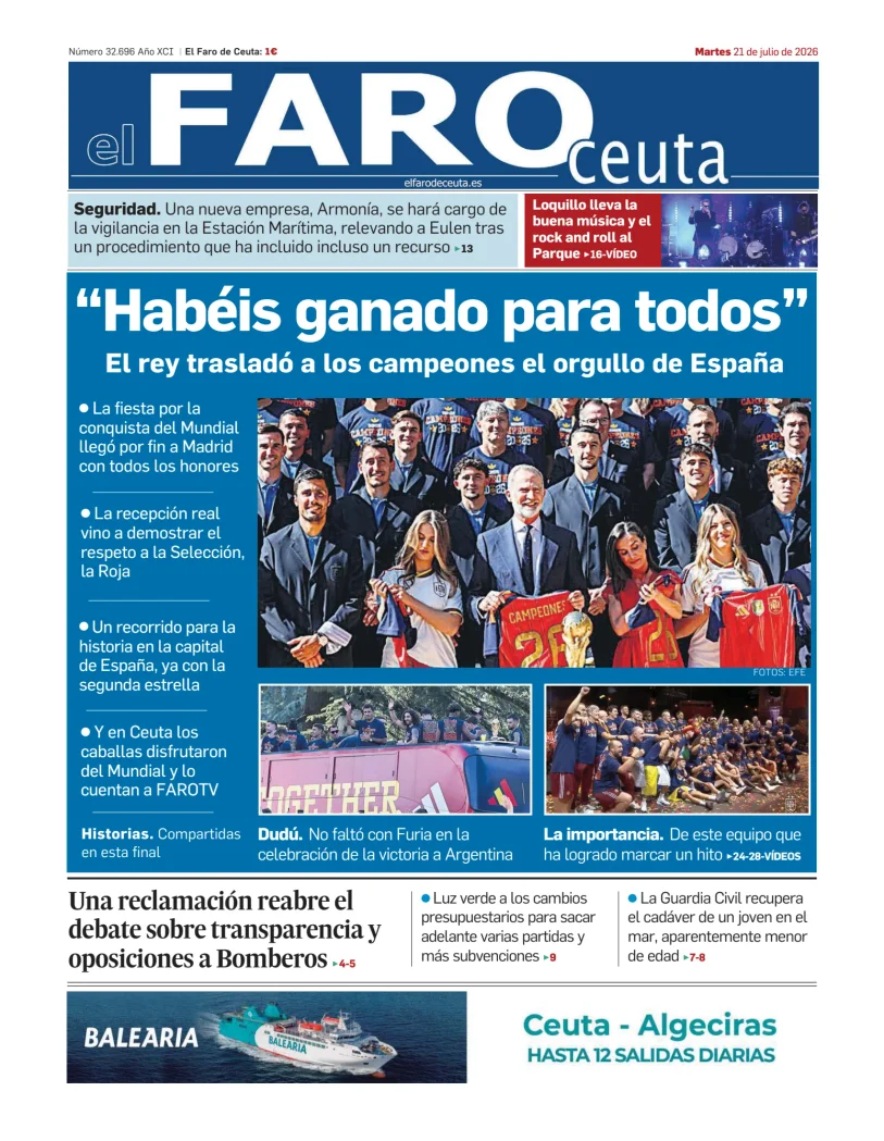 El Faro de Ceuta — 21/07