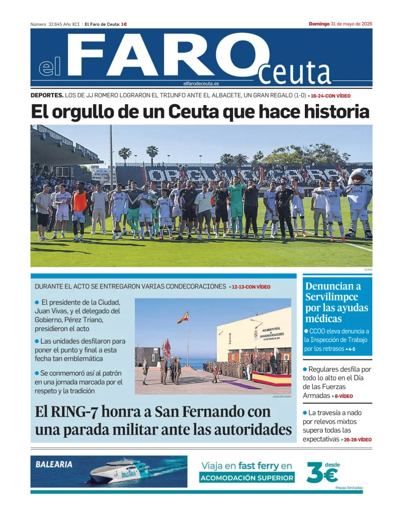 El Faro de Ceuta — 31/05