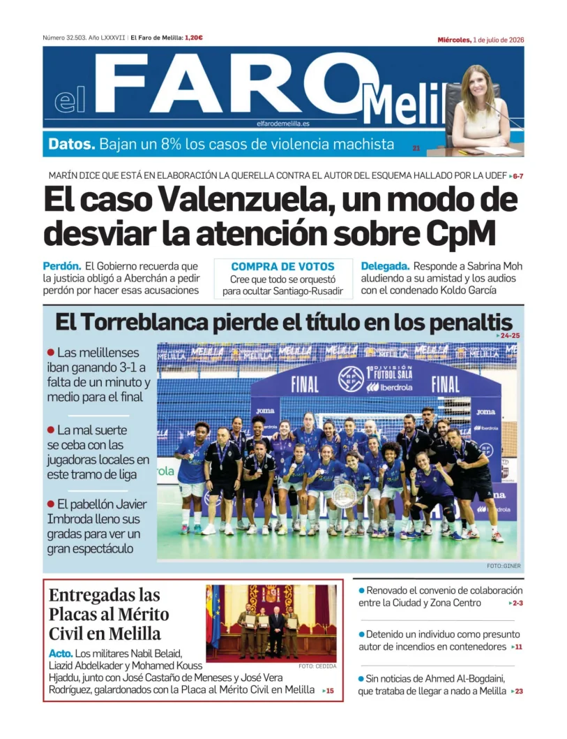 El Faro de Melilla — 01/07