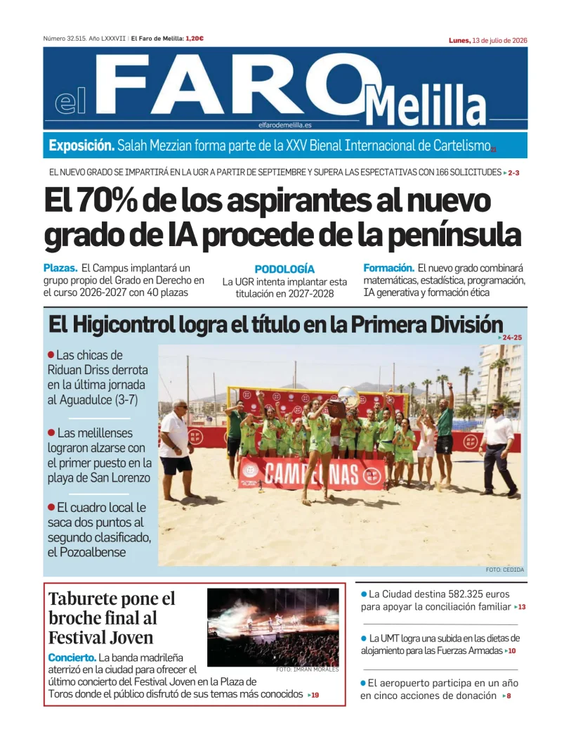El Faro de Melilla — 13/07