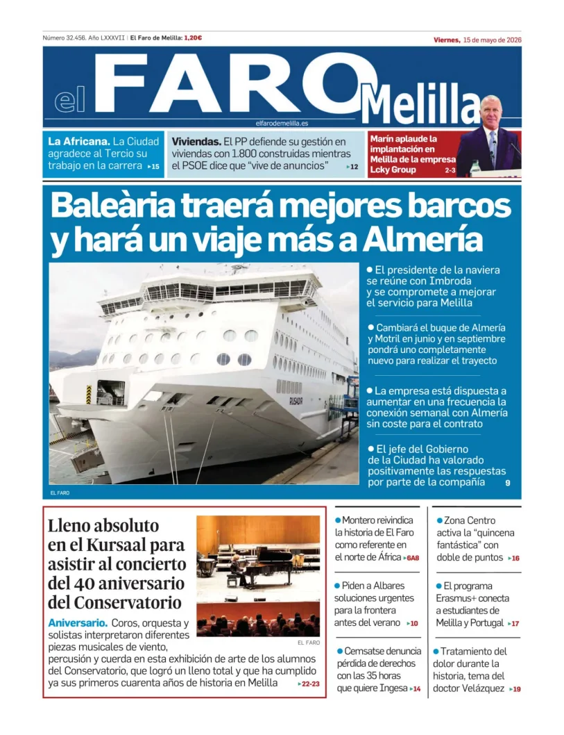 El Faro de Melilla — 15/05