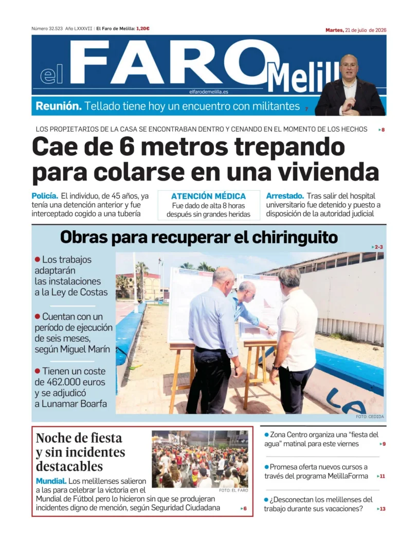 El Faro de Melilla — 21/07