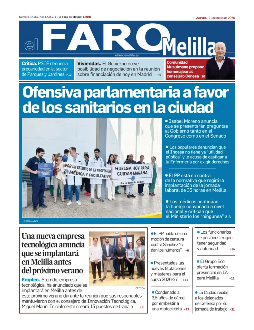 El Faro de Melilla — 21/05