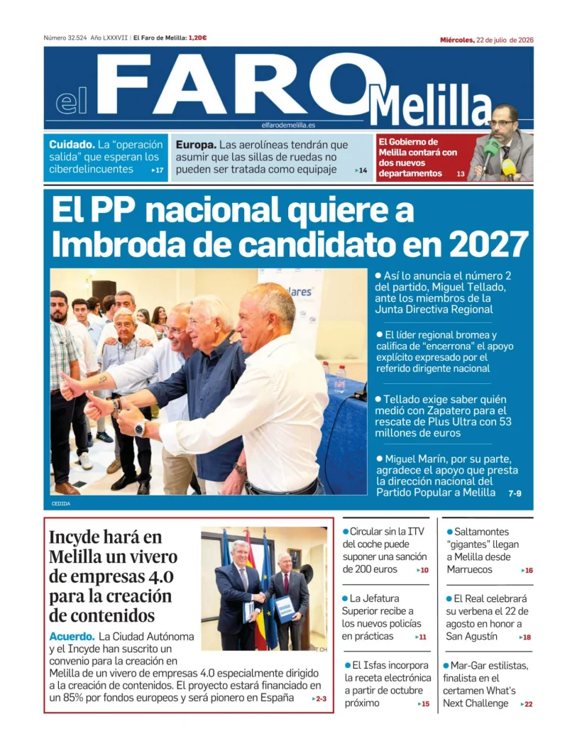 El Faro de Melilla — 22/07