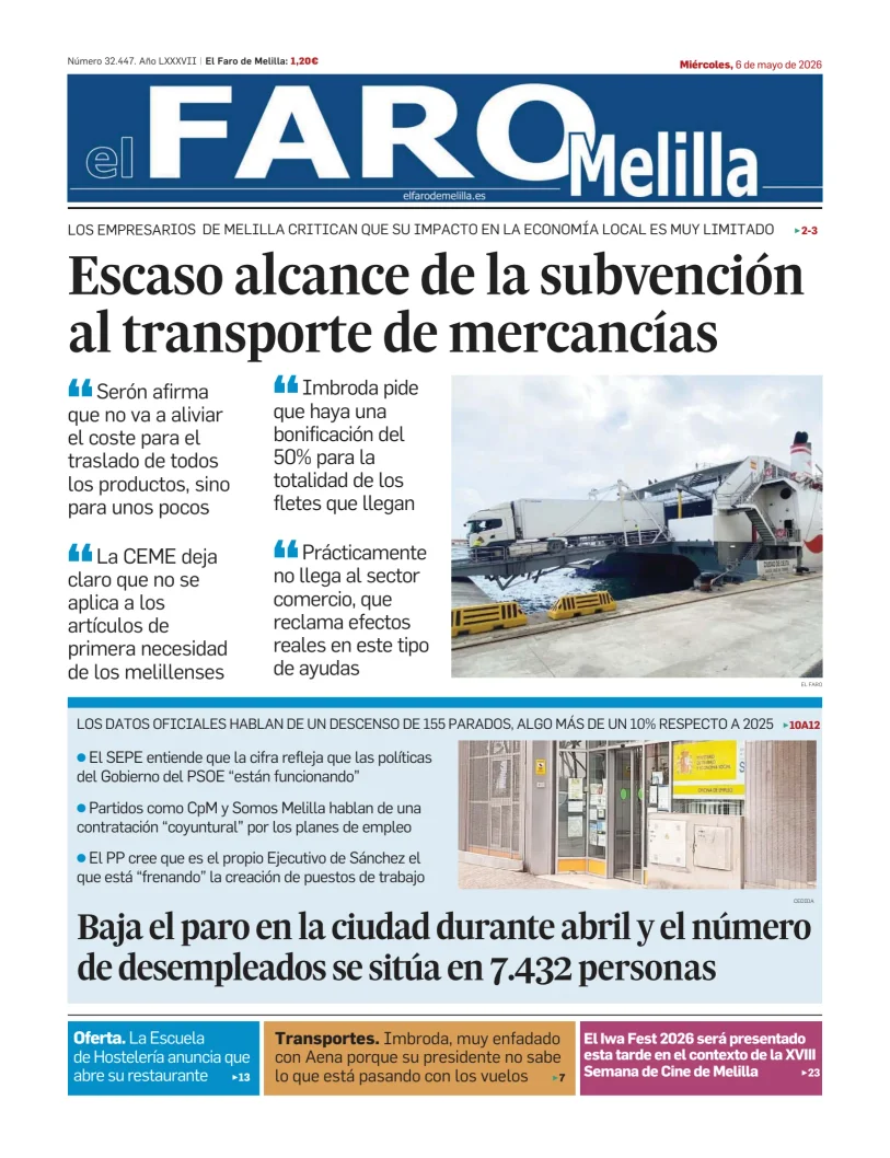 El Faro de Melilla — 06/05