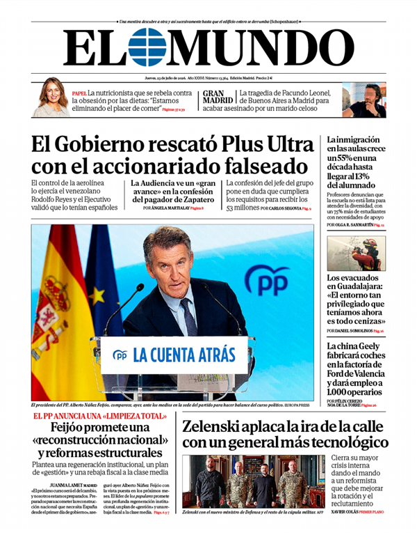 El Mundo Nacional — 22/07