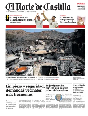 Portada de El Norte de Castilla, 12 de julio de 2026