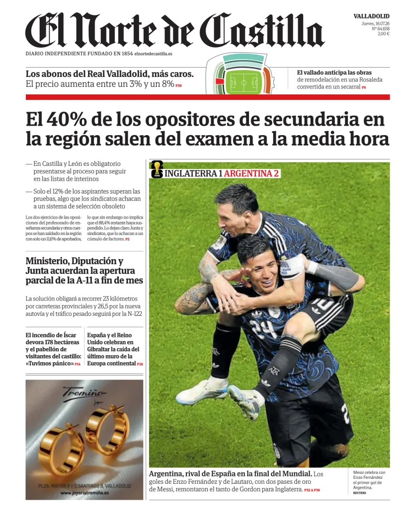 El Norte de Castilla — 16/07