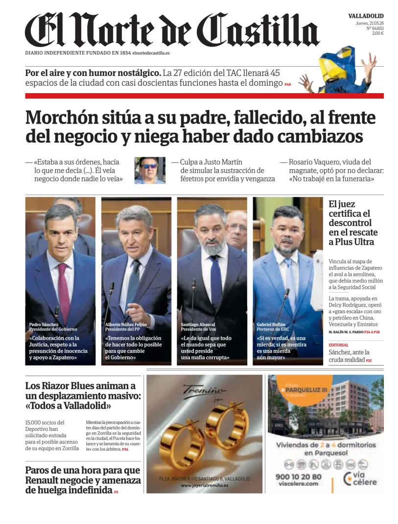El Norte de Castilla — 21/05