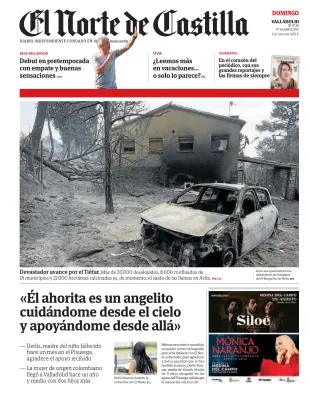 Portada de El Norte de Castilla, 26 de julio de 2026