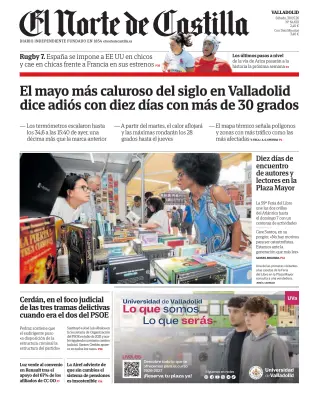 Portada de El Norte de Castilla, 30 de mayo de 2026