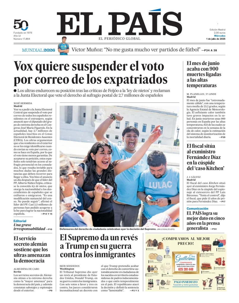 El País (Nacional) — 01/07